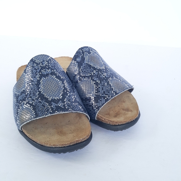 Naot Skylar Python Navy Slide Sandals size 7 - Picture 4 of 7